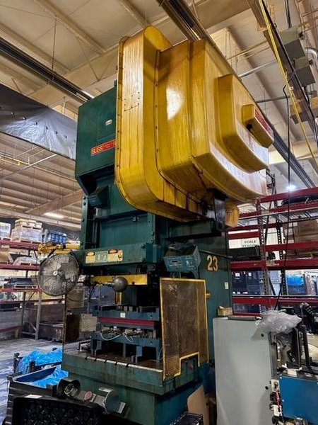 250 Ton Bliss Gap Frame Model C-250, 10" STR, 25" SH, 4.5" ADJ, 58" x 34" BA, 40 SPM