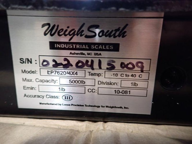 Industrial Scales 5000 Lbs / 48" X 48" Digital Floor Scale  - Lp760-4x4