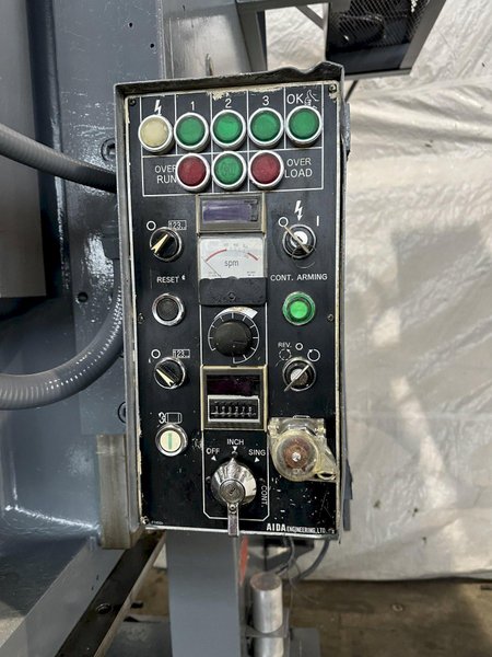 165 TON AIDA MODEL #NC1-150 GAP FRAME SINGLE CRANK PRESS