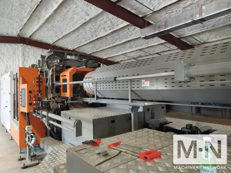 770 TON 1403 OZ CHEN HSONG MODEL SM700-TP-SVP/2 INJECTION MOLDING MACHINE MFG 2024