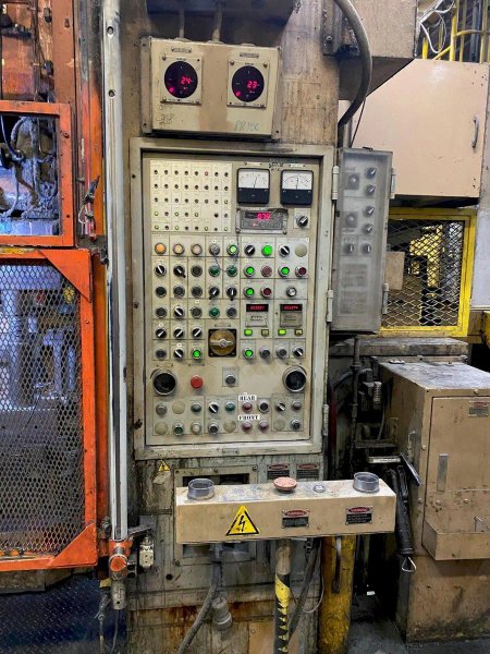USED FUKUI 1,000 TON MECHANICAL SINGLE CRANK COLD FORGING PRESS, Year: 1991