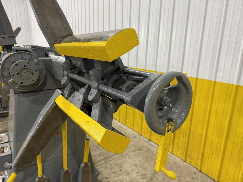 2500 LBS X 12" COOPER WEYMOUTH DOUBLE END PULL-OFF COIL REEL UNCOILER: STOCK #22618