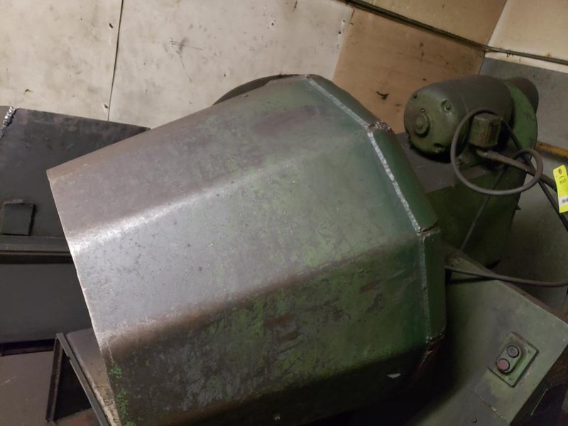 BAIRD MODEL 2-H ROTARY DRUM BARRELL TUMBLER WITH DUMP OUT TABLE: YOBRO #26386