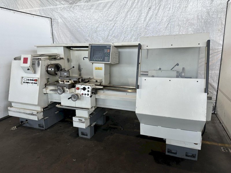 22" X 78" WEILER E50/2 CNC FLATBED LATHE. STOCK # 0103723