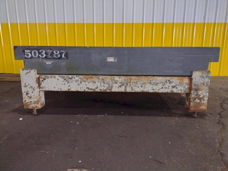 6' X 4' X 5" COLLINS MICROFLAT GRANITE INSPECTION SURFACE PLATE AND TABLE STAND: STOCK #19004