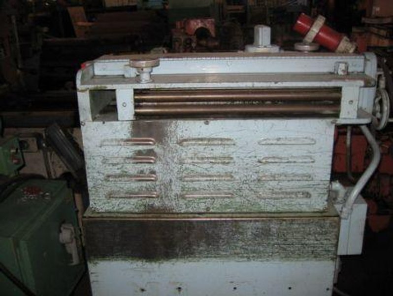 GAUER No. 6H20NC 20" THRU-FEED COIL STRIP EDGE DEBURRING MACHINE