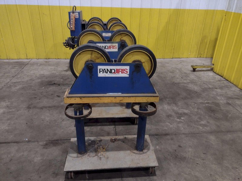 6,000 LB PANDJIRIS MODEL PIPER 3 TANK TURNING ROLLS, DRIVE &amp; IDLERS, 110V : YOBRO 24750