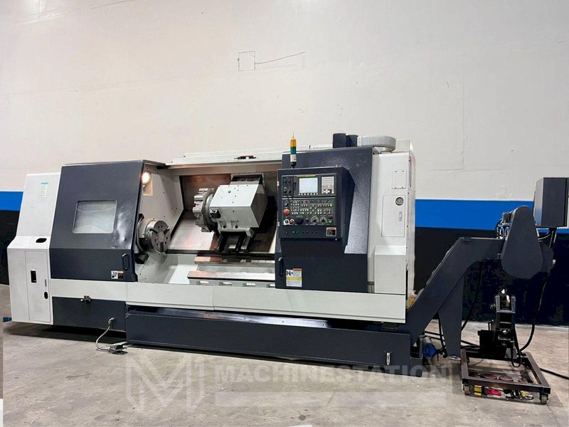 Samsung SL-35A/1500 CNC Turning Center – Long Bed Steady Rest Lathe
