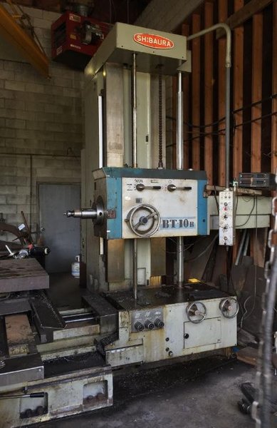 4" SHIBAURA MODEL BT-10BRI HORIZONTAL BORING MILL: STOCK #66485
