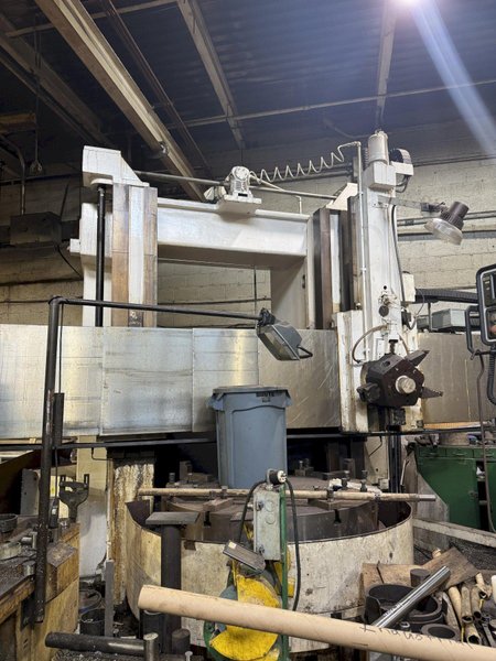 60" GRAY CNC VERTICAL TURRET LATHE. STOCK # 0888925