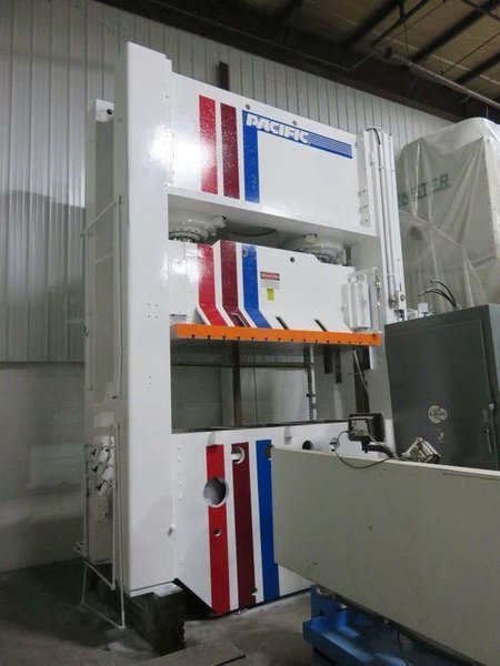 PACIFIC 500 TON GIBB GUIDED SS HYD PRESS, S/N 8908, STOCK# 13468J