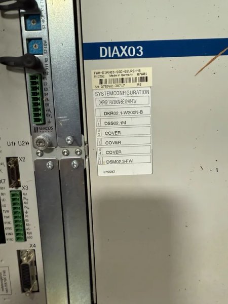 REXROTH INDRAMAT DKR02.1-W200N-BE12-01-FW CONTROLLER USED