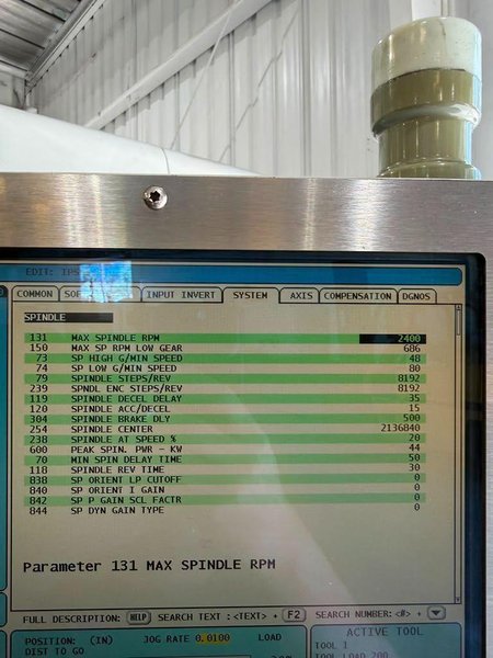Haas SL-40 CNC Turning Center – 15″ Chuck, Tailstock Lathe