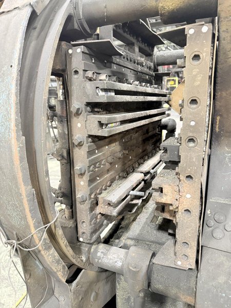 Shalco model u180 shell core machine with gun drilled heater plates, parts machine (no sand feed hopper)