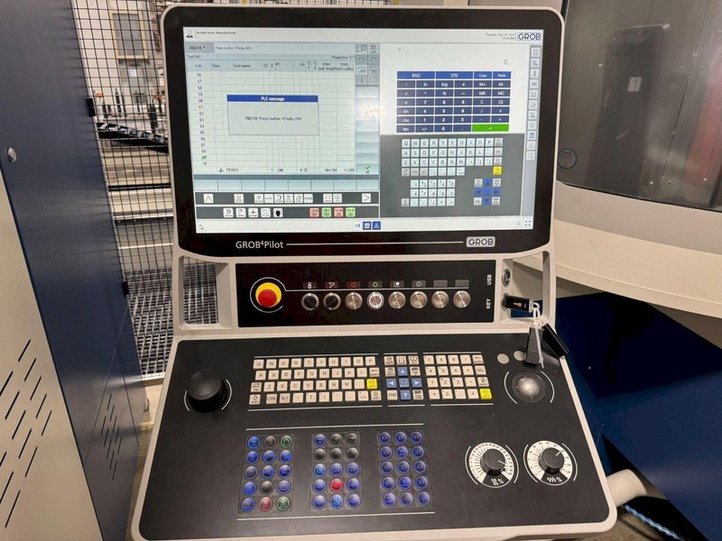 2022 Grob G550 5-Axis CNC Horizontal Machining Center with Pallet Changer