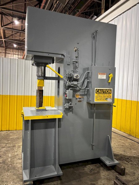 100 TON KR WILSON C-FRAME HYDRAULIC PRESS 18" STROKE: YOBRO #24255