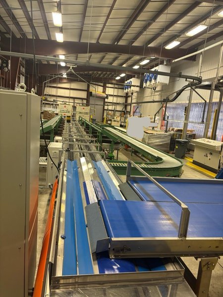 Automated Fruit Packing Line – Durand-Wayland + Elisam – Bin Tipper, Sizer, Optical Sorter – 2021