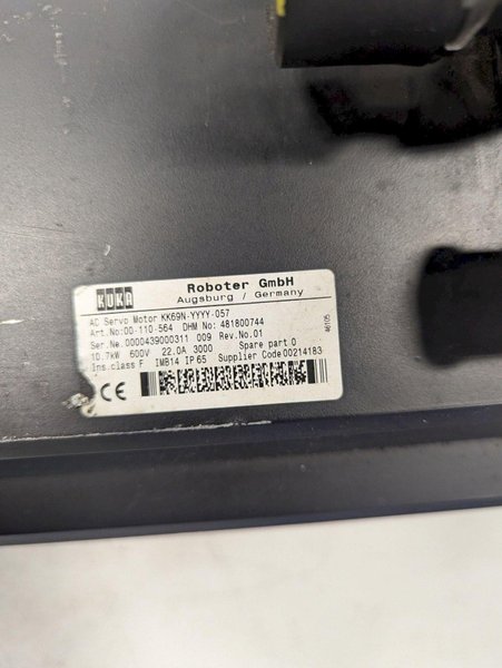 KUKA KK69N-YYYY-057 SERVO MOTOR USED