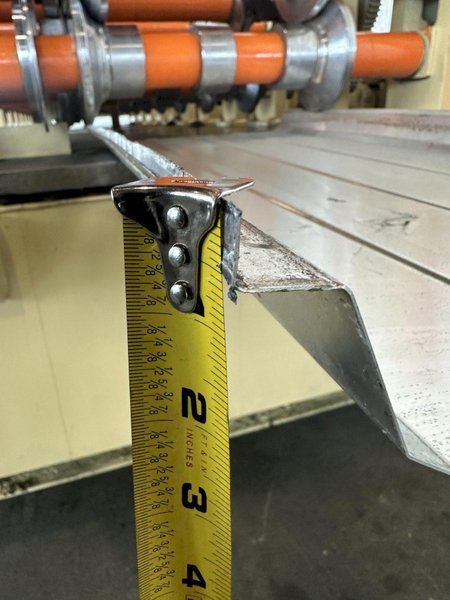 10 STAND X 3.5" ARBOR X 42" BRADBURY RAFTED STANDING SEAM 360/ STANDING SEAM PANEL II ROLLFORMER: STOCK #16967