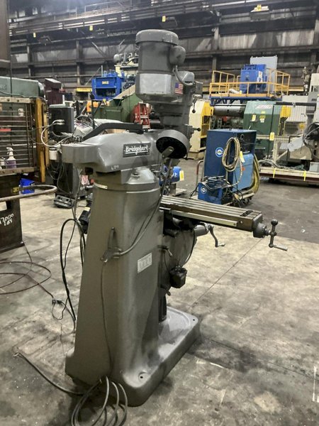 2 HP BRIDGEPORT SERIES I VERTICAL RAM TYPE KNEE MILL WITH DRO, POWER FEED: YOBRO #26188