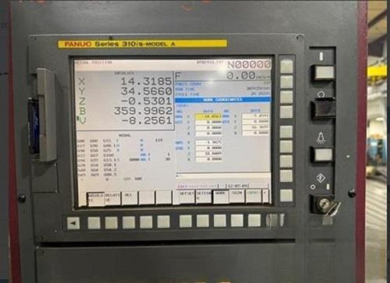 OKK HM-1250S CNC 4-AXIS HORIZONTAL MACHINING CENTER