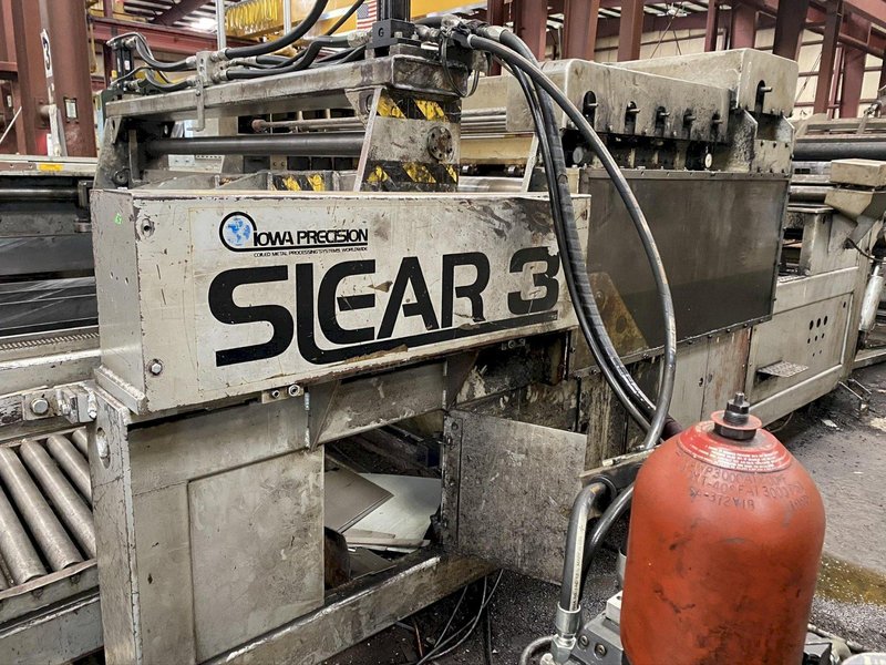 72" X .075 X 50,000 LB IOWA PRECISION SLEAR #3 SLITTING CUT TO LENGTH LINE STOCK #2177