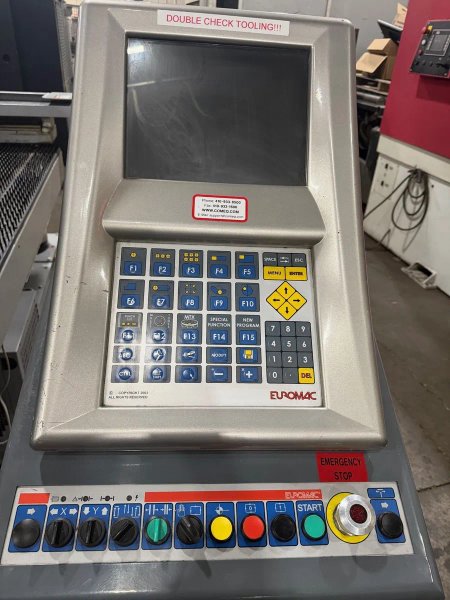 USED EUROMAC ZX FLEX 33 TON CNC PUNCHING MACHINE WITH TOOL ROTATION