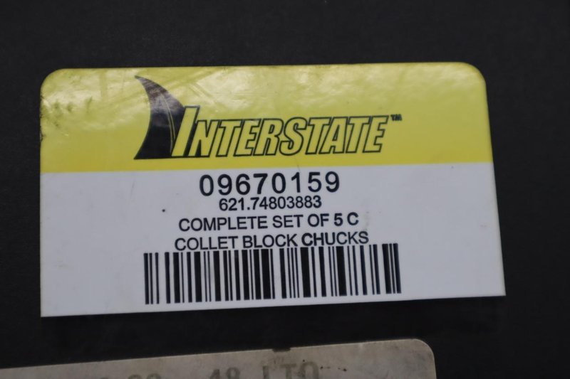 Interstate 5C Collet Fixtures with Case- Auction Item