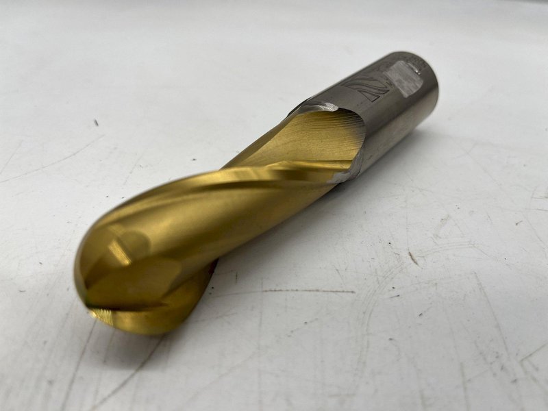 1” NIAGARA 24320 HSS FLUTE BALL END MILL: STOCK #15973