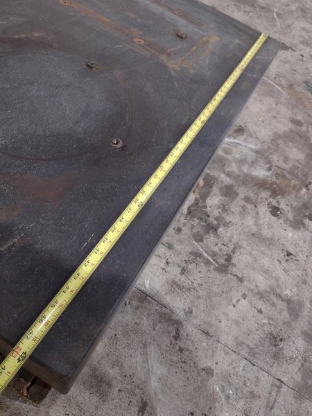 48" X 48" X 8" TIMKEN BEARING GRANITE TABLE: STOCK #22835