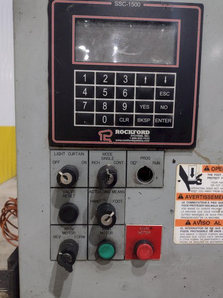 70 TON HEIM MODEL #7G GAP FRAME PUNCH PRESS, 5" STROKE: STOCK #22126