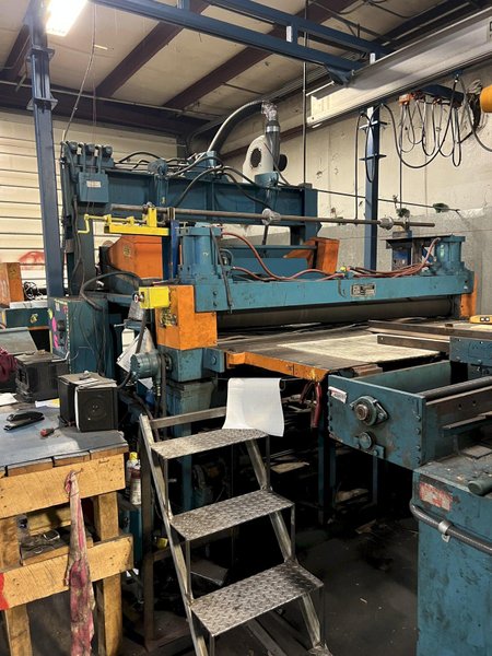 72" X .135" RBI (RED BUD INDUSTRIES) MODEL #SM6-72 AUTOMATIC CUT-TO-LENGTH (CTL) BLANKING LINE: STOCK #20195