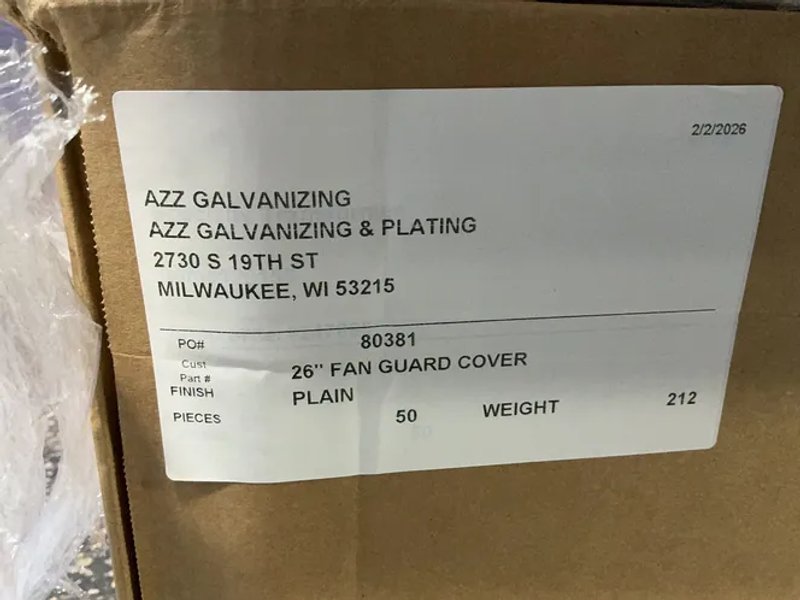 Azz Galvanizing  Fan Screens