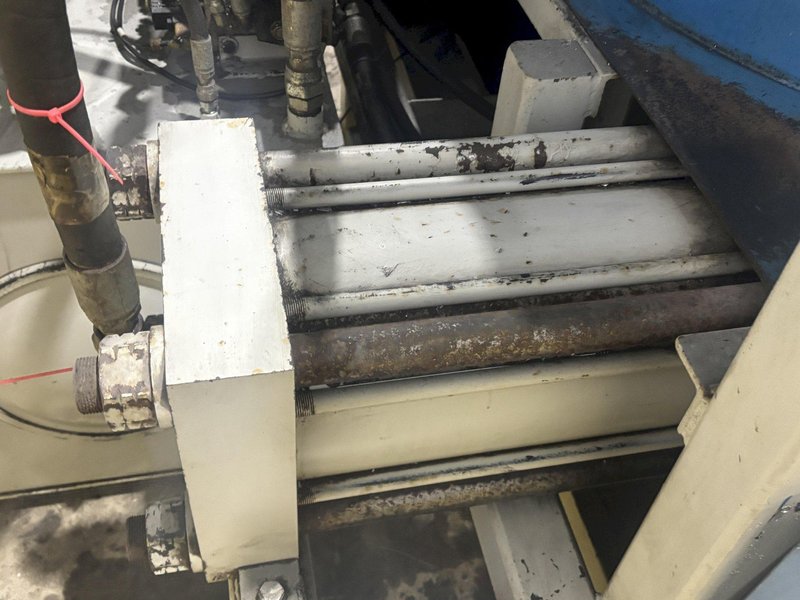 3" x 2.75" x 126 TON ARS MODEL #600 HYDRAULIC CHIP PUCKER BRIQUETTER: STOCK 22432