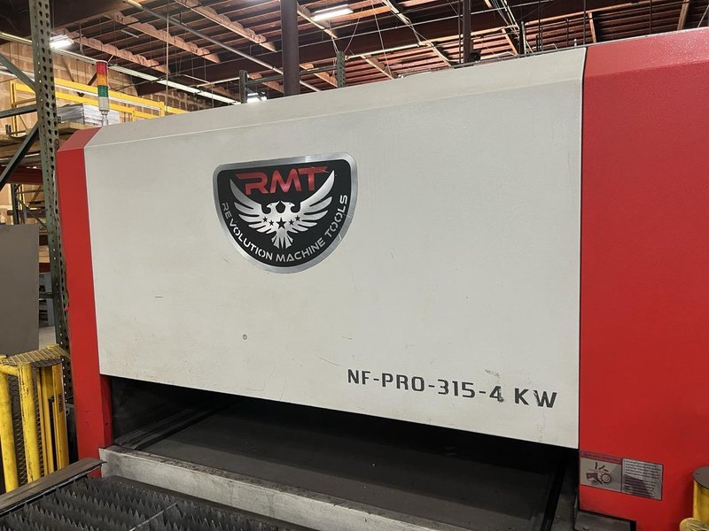 4000 Watt Nukon NF PRO 315 Fiber Laser, 2014 – 5’x10′ Table, 1 year warranty and installation included