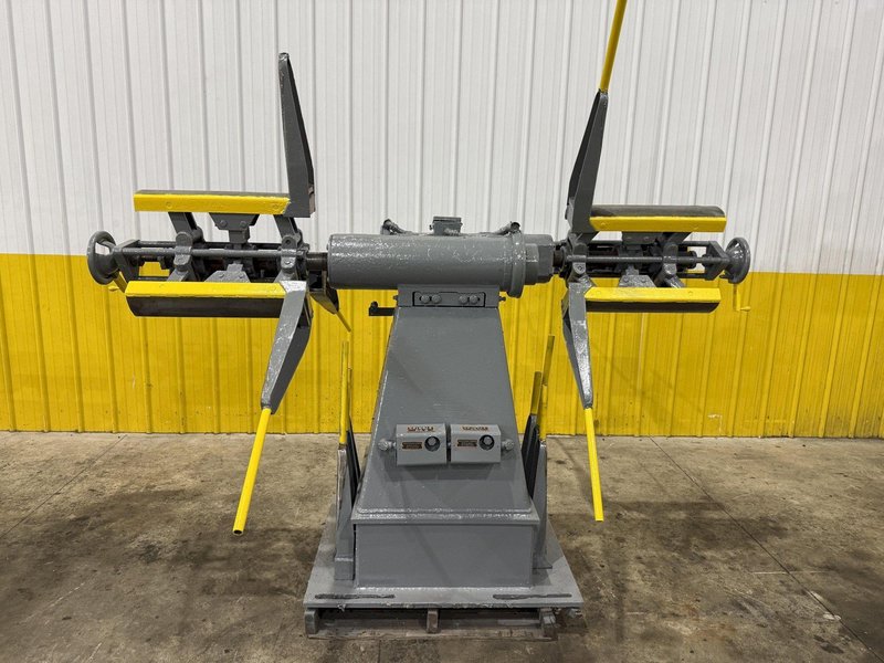 2500 LBS X 12" COOPER WEYMOUTH DOUBLE END PULL-OFF COIL REEL UNCOILER: STOCK #22618