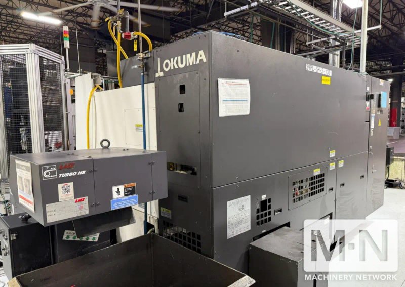 Okuma LU3000EX 2SC1000 CNC 4-Axis Twin Turret Type Lathe, 2022