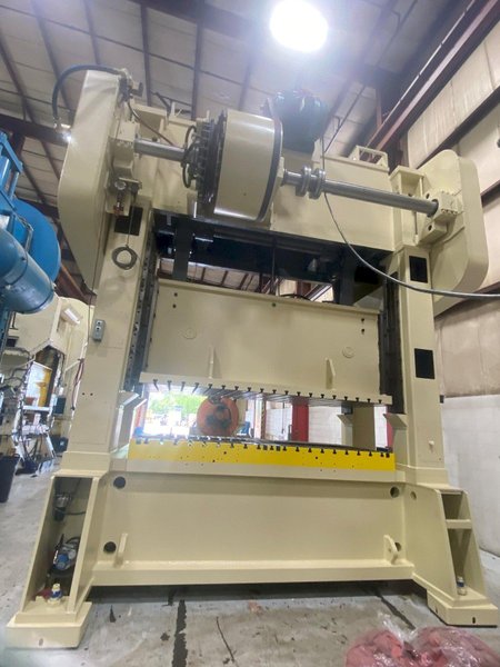400 ton Brown Boggs Model SS2-400-120-60 Used Straight Side Mechanical Press, 100% Rebuilt! Work Fully Completed