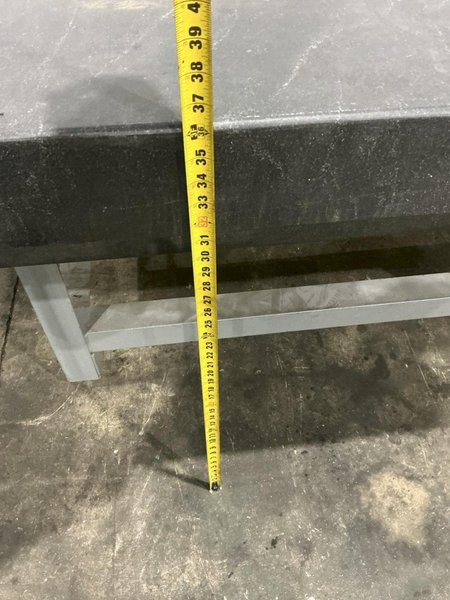 8' X 4' X 5" THICK BLACK GRANITE PRECISION INSPECTION TABLE: YOBRO #26198