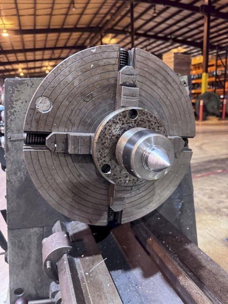 21" X 120" CLAUSING COLCHESTER LATHE. STOCK # 1107825