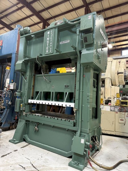 300-ton Minster E2-300-84-48 Hevi-Stamper Used Straight Side Stamping Press For Sale, Year 1981