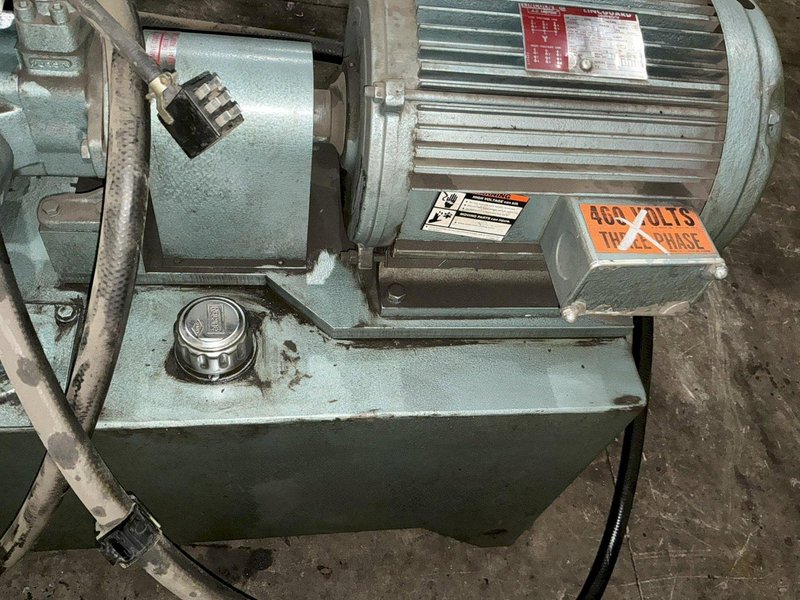 10 HP W.A. WHITNEY MODEL #600-500 HYDRAULIC UNIT: YOBRO #26359