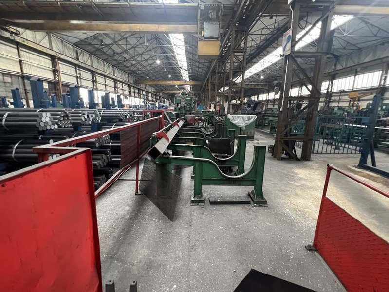 PLATT/MONTBARD 20 TON SINGLE PULL DRAWBENCH &amp; STRAIGHTENING LINE (14726)