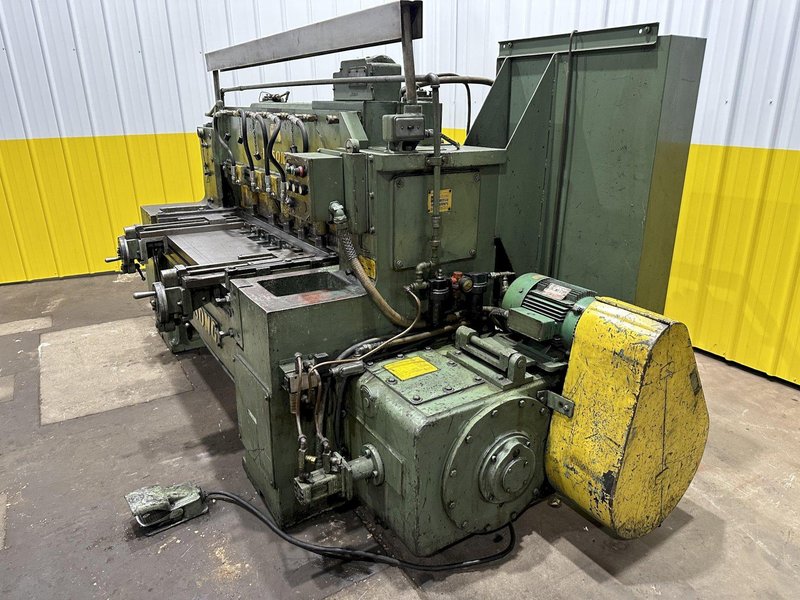 4' x 3/16" WYSONG MODEL #748 MECHANICAL POWER SHEAR: STOCK #19041