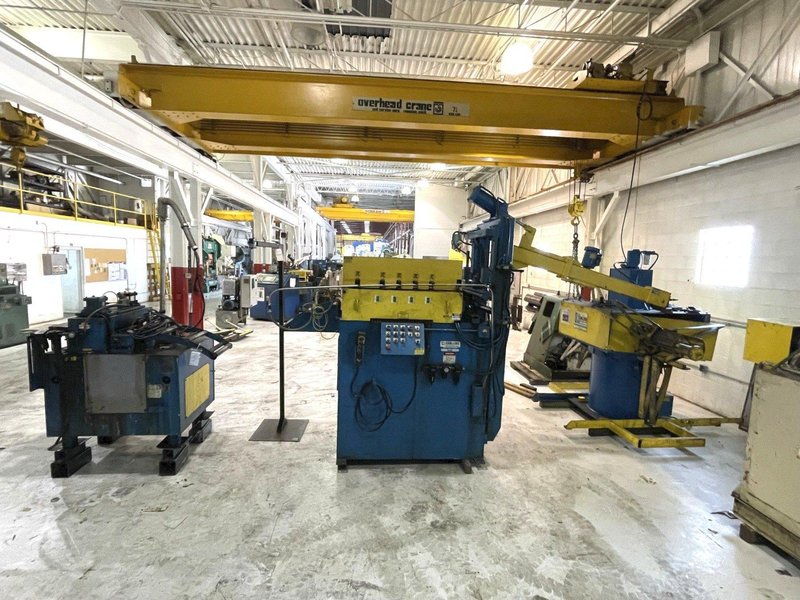 6,000 lbs. x 18" Wide Dallas Double End Servo Conventional Coil Feed Line, New 1998