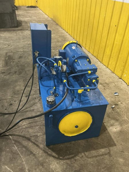 75 TON X 96" DRILCO TRAVELING HEAD HYDRAULIC STRAIGHTENING PRESS: YOBRO #25865