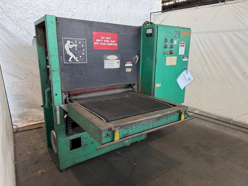 36" TIMESAVER 337M-1 DRY BELT GRINDER/SANDER. STOCK # 0903824.