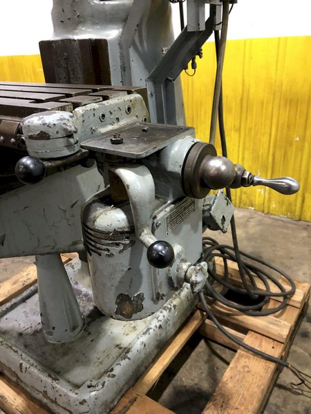 1 HP BRIDGEPORT VERTICAL KNEE RAM TYPE MILLING MACHINE MILL: STOCK 17276