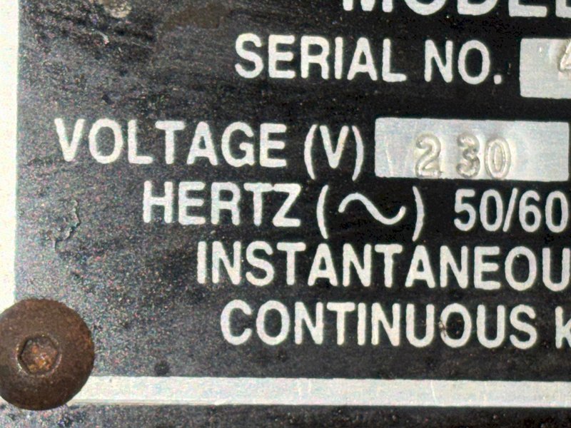 DOALL MODEL #DBW-15 INDUSTRIAL BAND SAW BLADE WELDER: YOBRO #24797