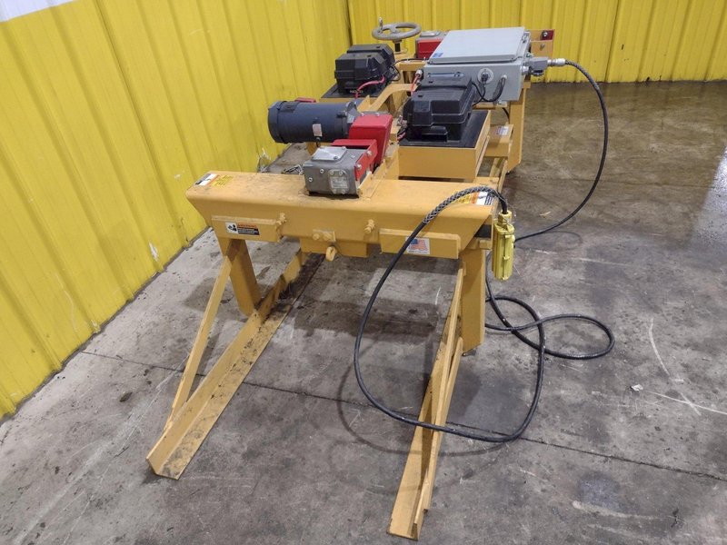 4,000 LBS X 16"-60" X 120" CALDWELL MODEL #60BMS-2-60 BATTERY POWERED REMOTE CONTROL SHEET LIFTER: YOBRO #24914